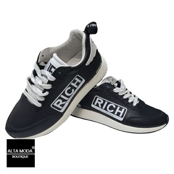 Кроссовки JOHN RICHMOND 1321 B NAPPA NERO 1202 фото