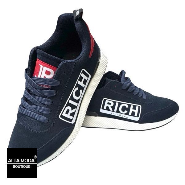 Кросівки чоловічі JOHN RICHMOND 1322 B CROSTA NAVY 1203 фото
