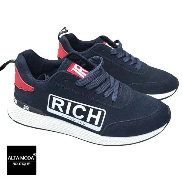 Кросівки чоловічі JOHN RICHMOND 1322 B CROSTA NAVY 1203 фото