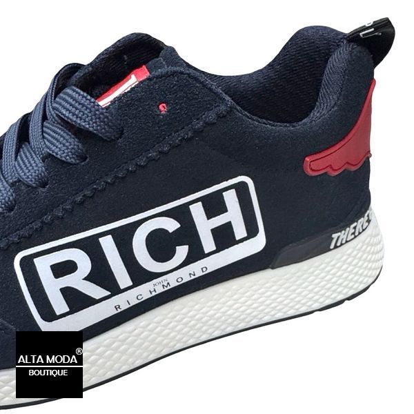 Кросівки чоловічі JOHN RICHMOND 1322 B CROSTA NAVY 1203 фото