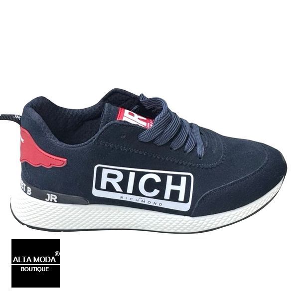 Кросівки чоловічі JOHN RICHMOND 1322 B CROSTA NAVY 1203 фото