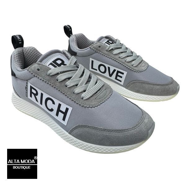 Кроссовки JOHN RICHMOND 1323 D SUEDE GRIGIO 1204 фото