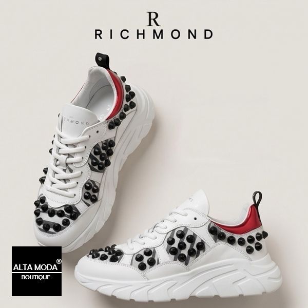 Кеди JOHN RICHMOND 12363 D CALF BIANCO 6744 фото